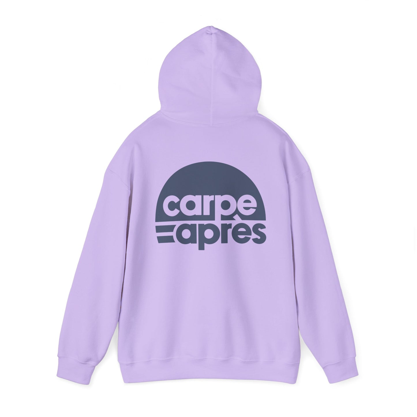 Carpe Après - Logo - Hoodie (Small graphic on front, large graphic on back)