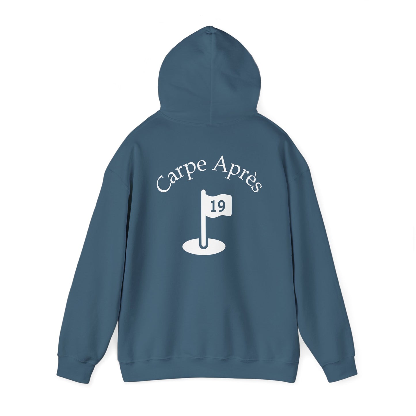 Carpe Après - Golf (OG) - Hoodie (Small graphic on front, large graphic on back)
