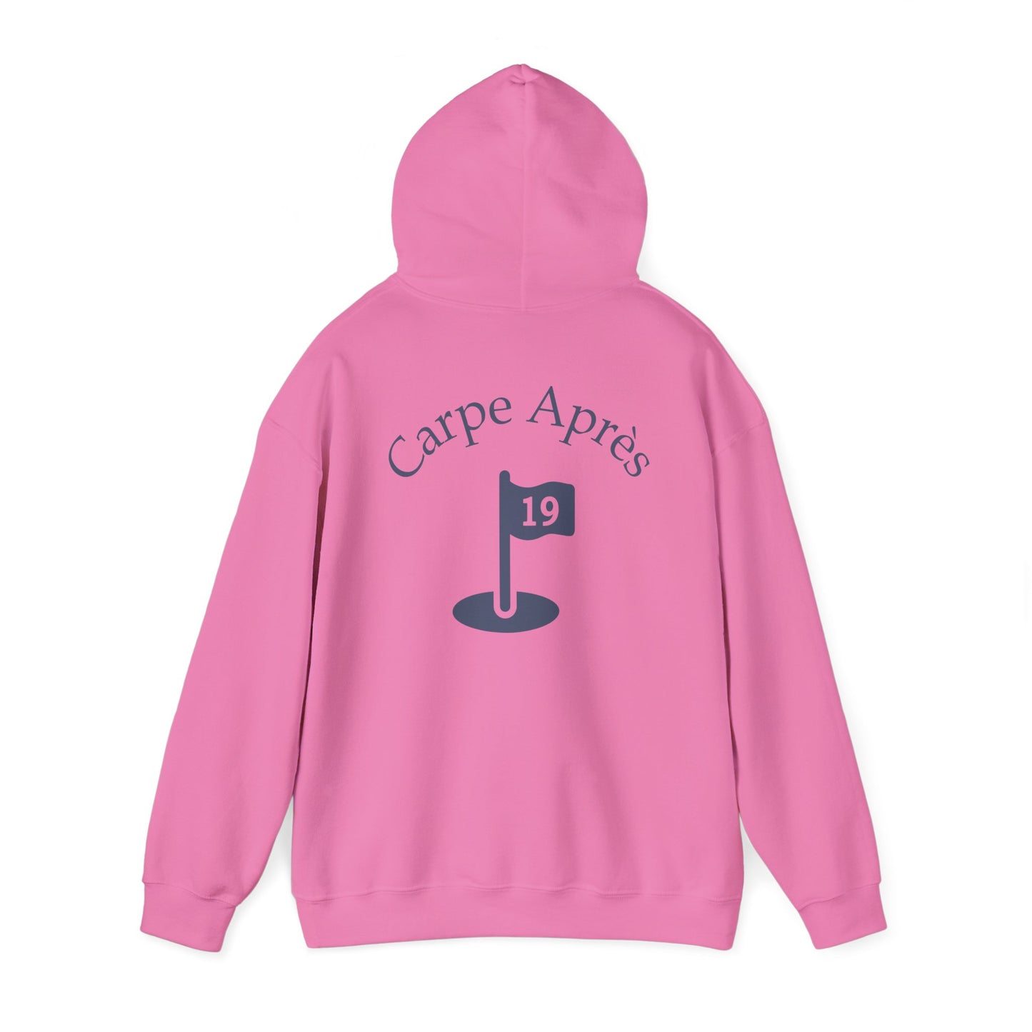 Carpe Après - Golf (OG) - Hoodie (Small graphic on front, large graphic on back)