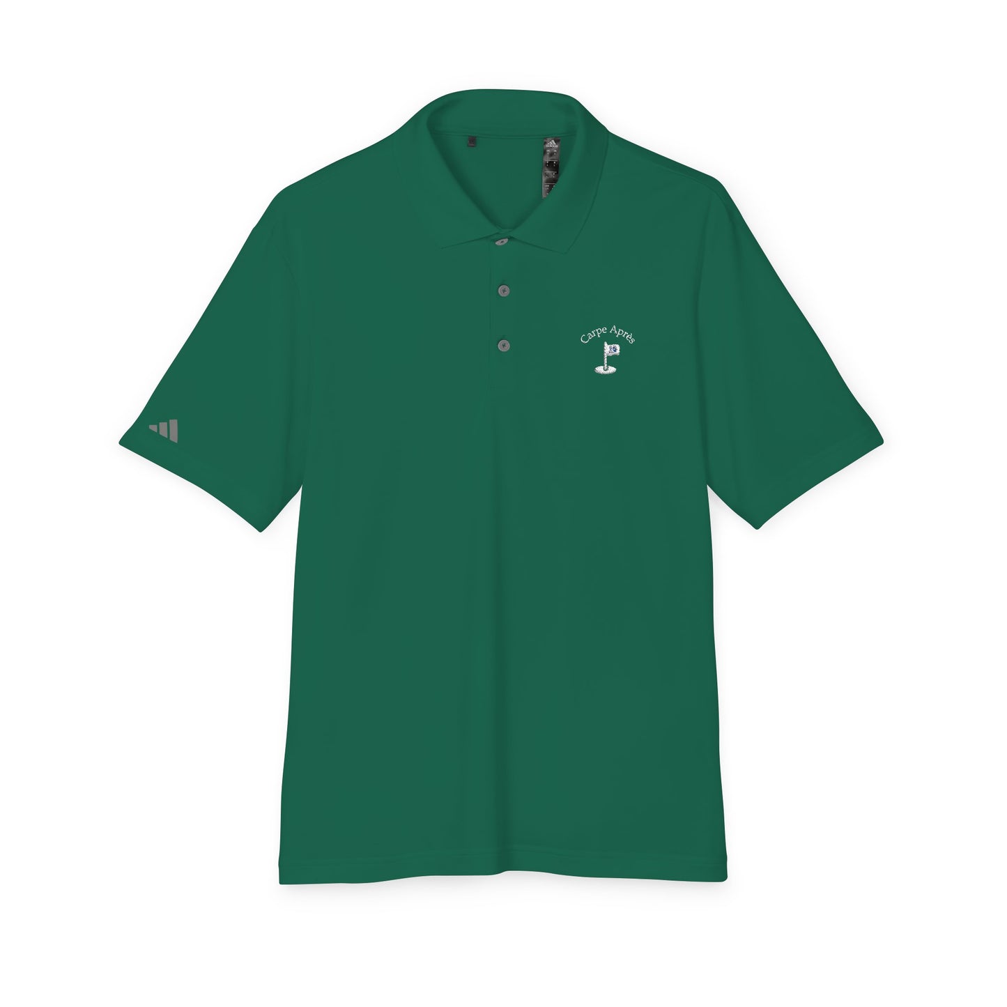 Carpe Après - Golf (OG) - Polo - White Graphic Embroidered