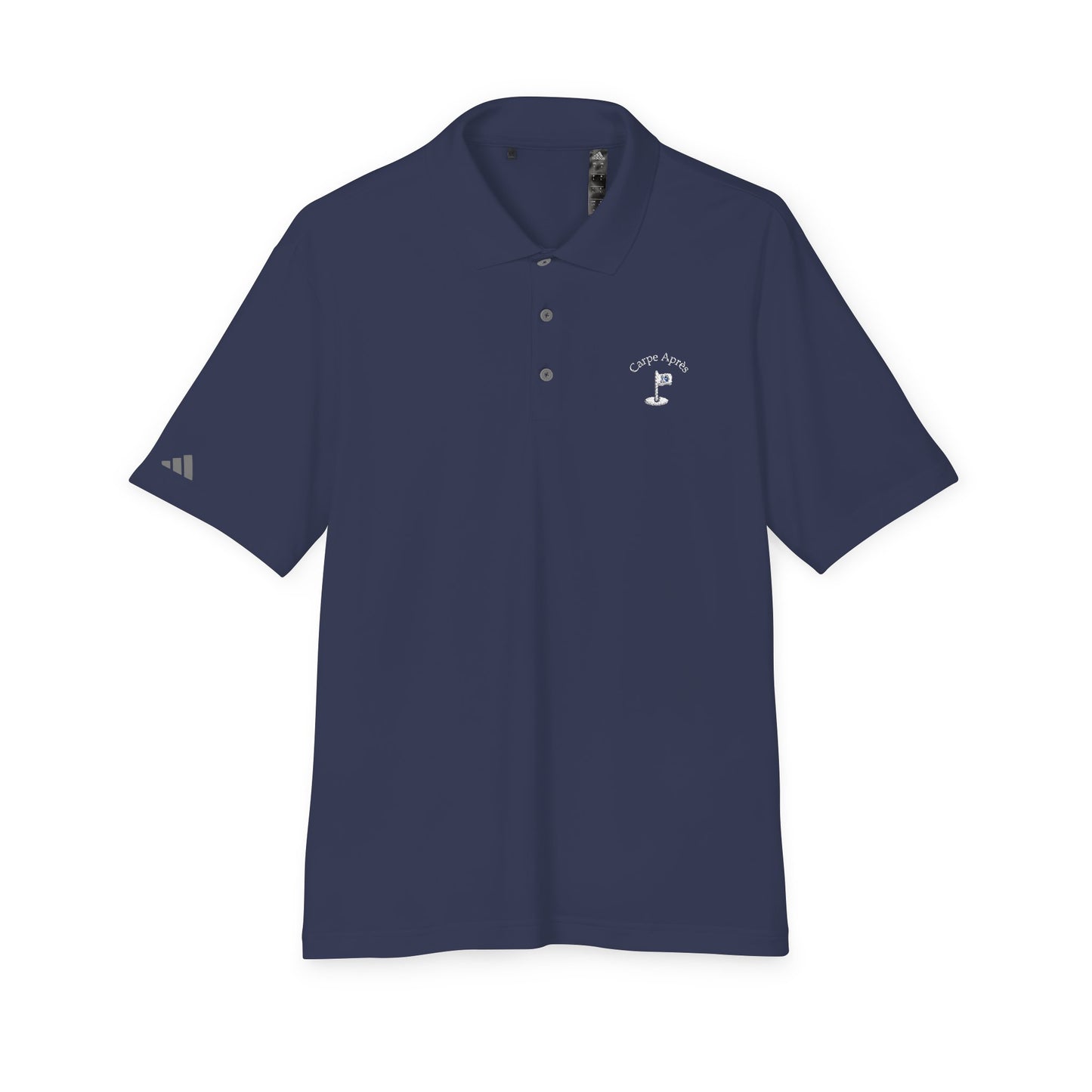 Carpe Après - Golf (OG) - Polo - White Graphic Embroidered