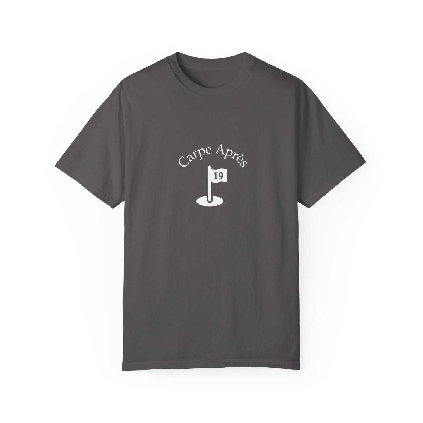 Carpe Après - Golf (OG) - Short Sleeve Tee (Graphic on front)