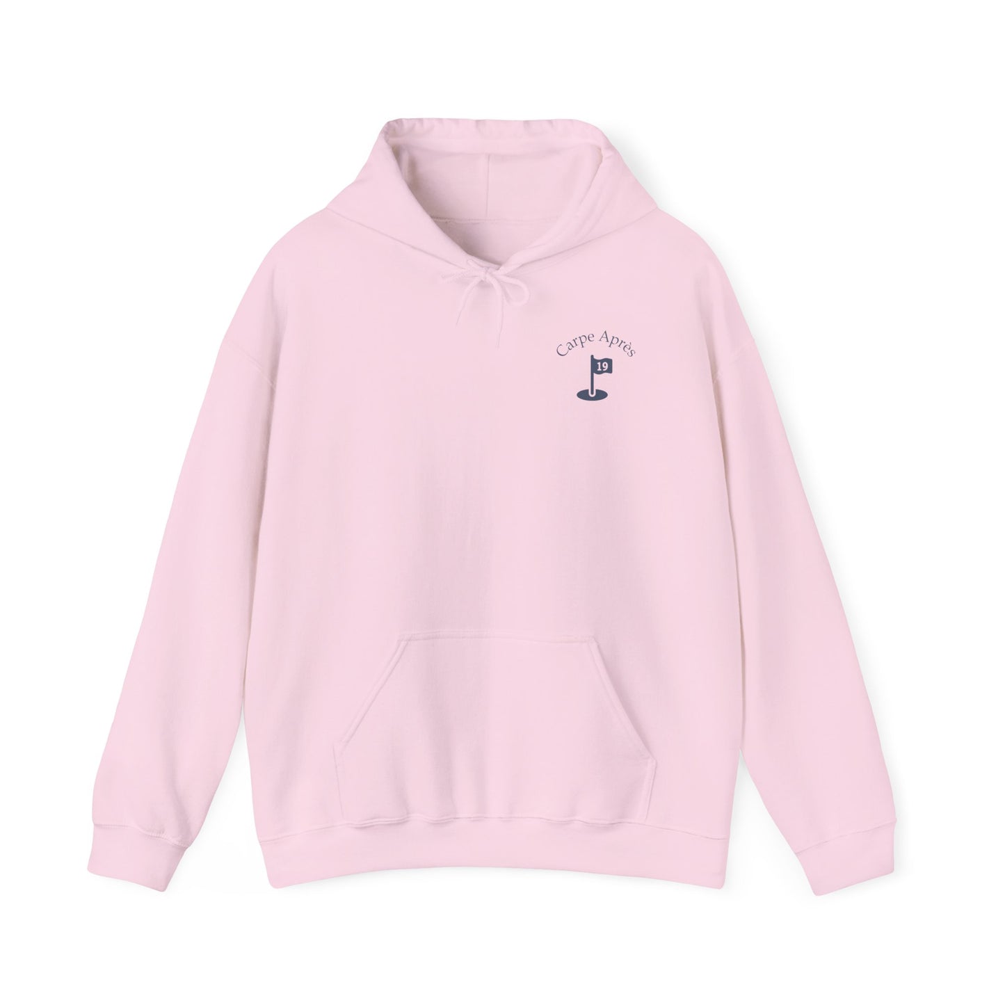 Carpe Après - Golf (OG) - Hoodie (Small graphic on front, large graphic on back)