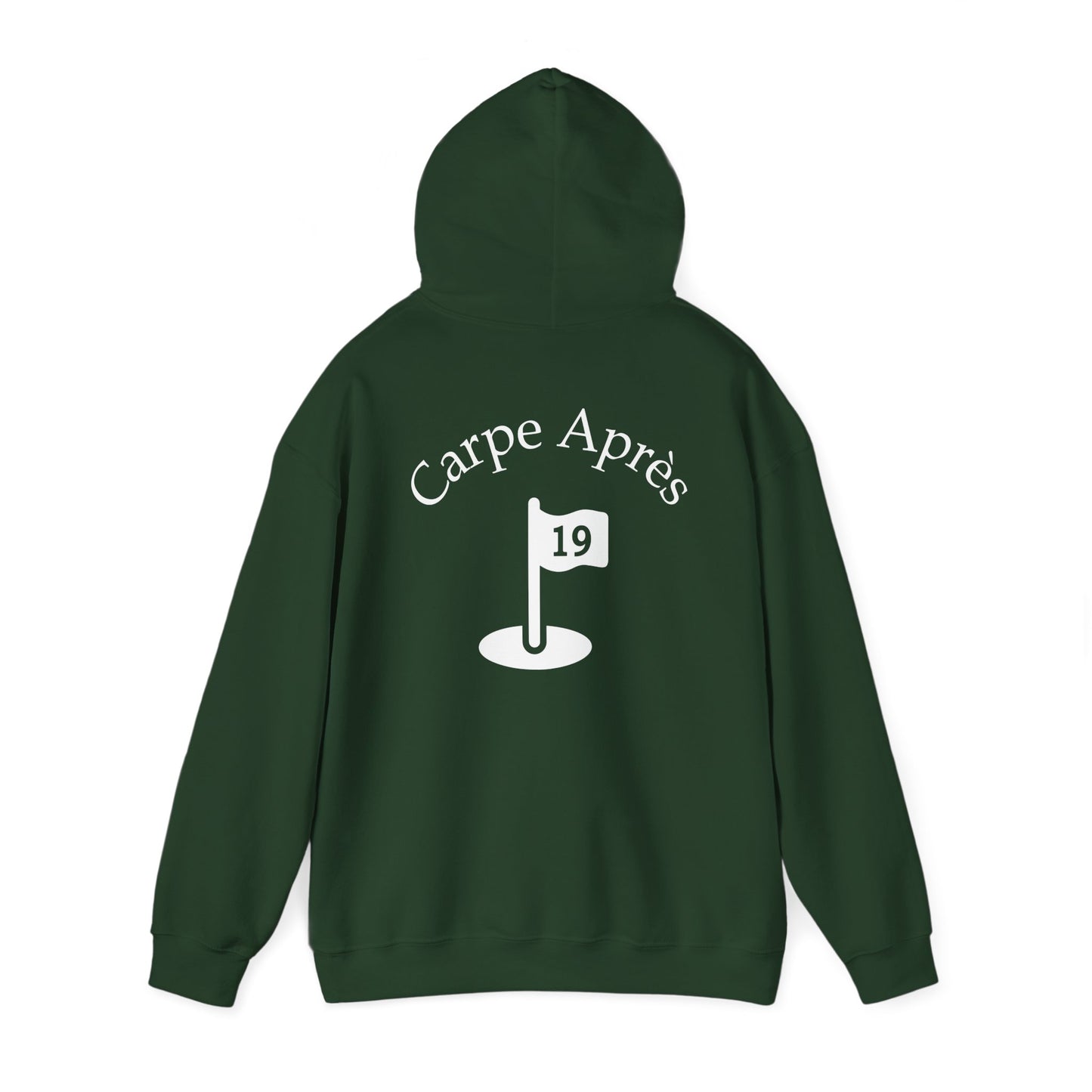 Carpe Après - Golf (OG) - Hoodie (Small graphic on front, large graphic on back)