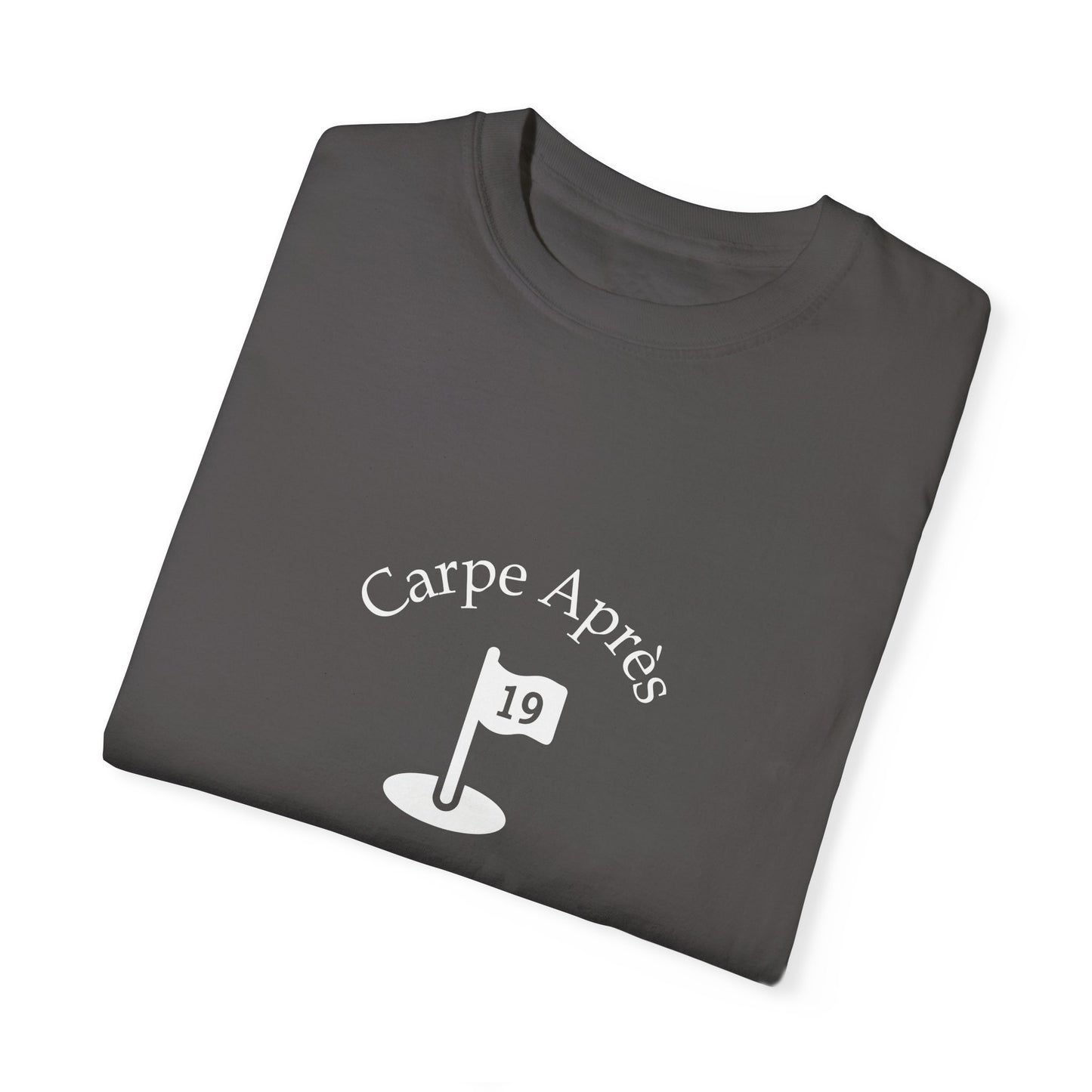 Carpe Après - Golf (OG) - Short Sleeve Tee (Graphic on front)