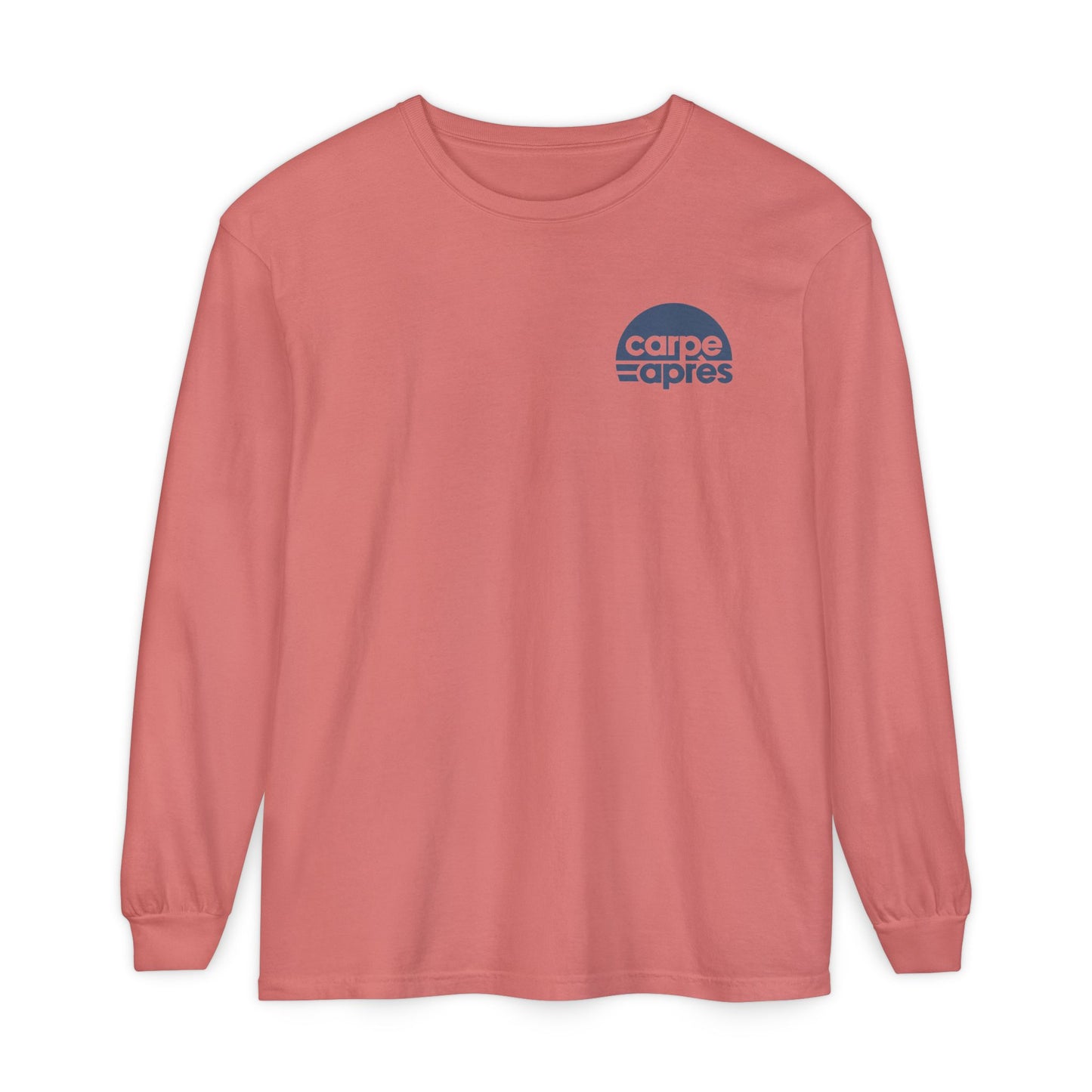 Carpe Après - Logo - Long Sleeve Tee (Small graphic on front, large graphic on back)