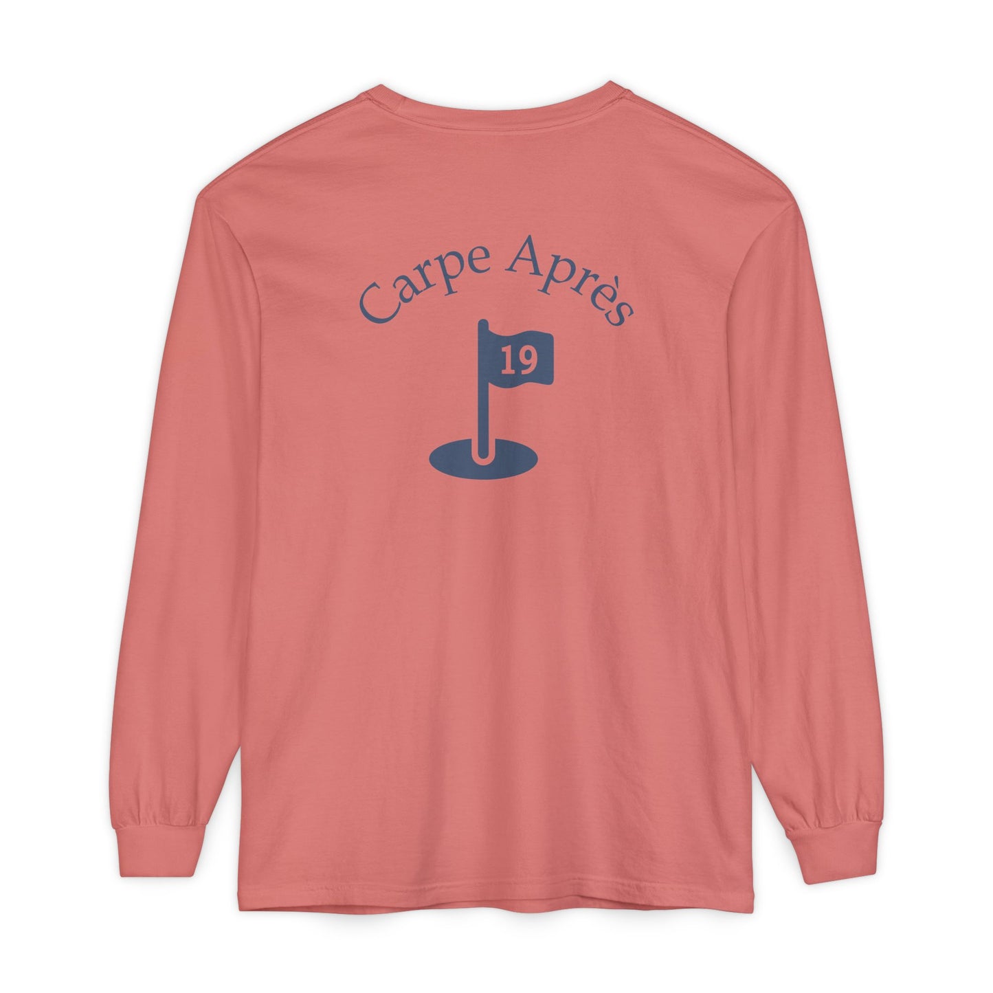 Carpe Après - Golf (OG) - Long Sleeve Tee (Small graphic on front, large graphic on back)