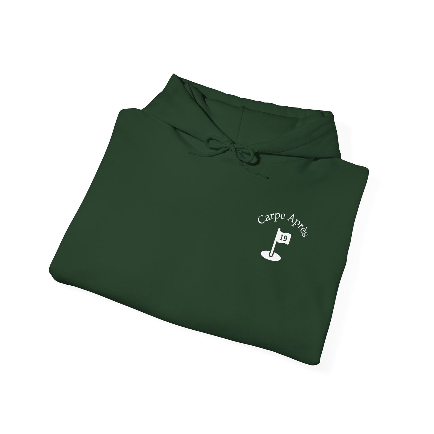 Carpe Après - Golf (OG) - Hoodie (Small graphic on front, large graphic on back)