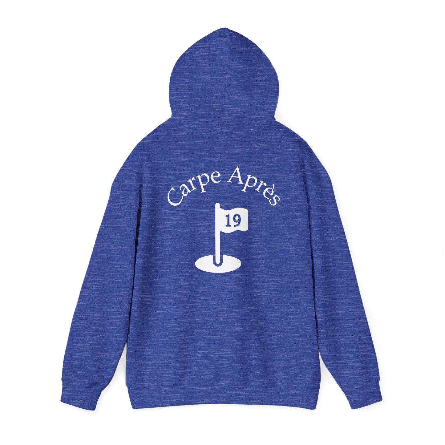 Carpe Après - Golf (OG) - Hoodie (Small graphic on front, large graphic on back)