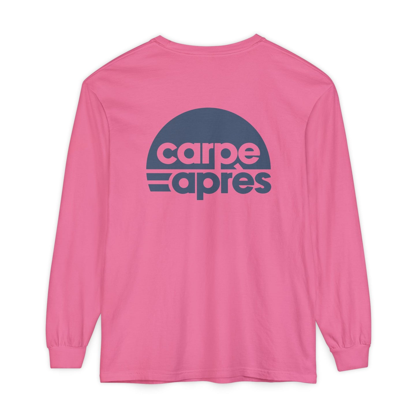 Carpe Après - Logo - Long Sleeve Tee (Small graphic on front, large graphic on back)