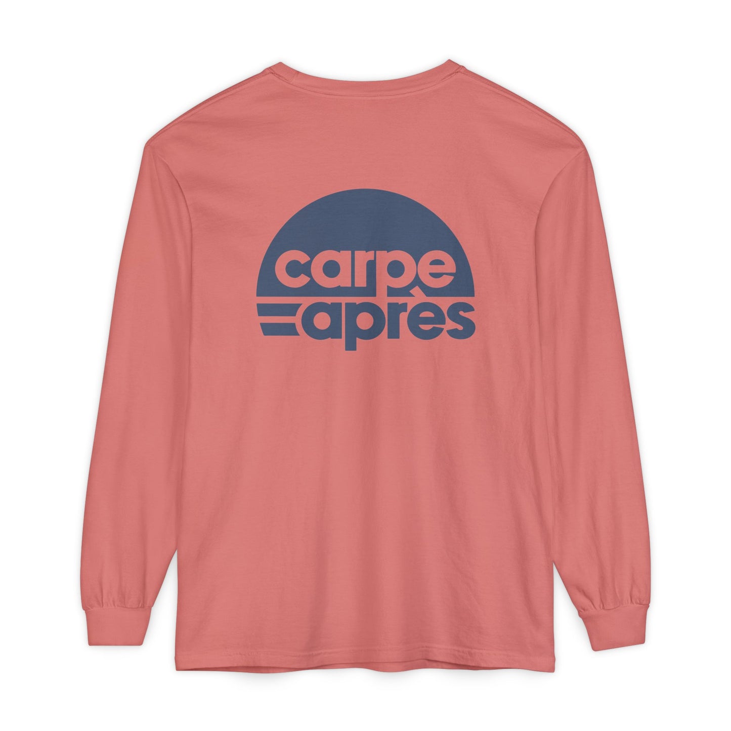 Carpe Après - Logo - Long Sleeve Tee (Small graphic on front, large graphic on back)