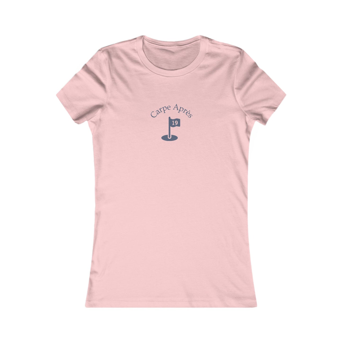 Carpe Après - Golf (OG) - Ladies Short Sleeve Tee (Graphic on front)