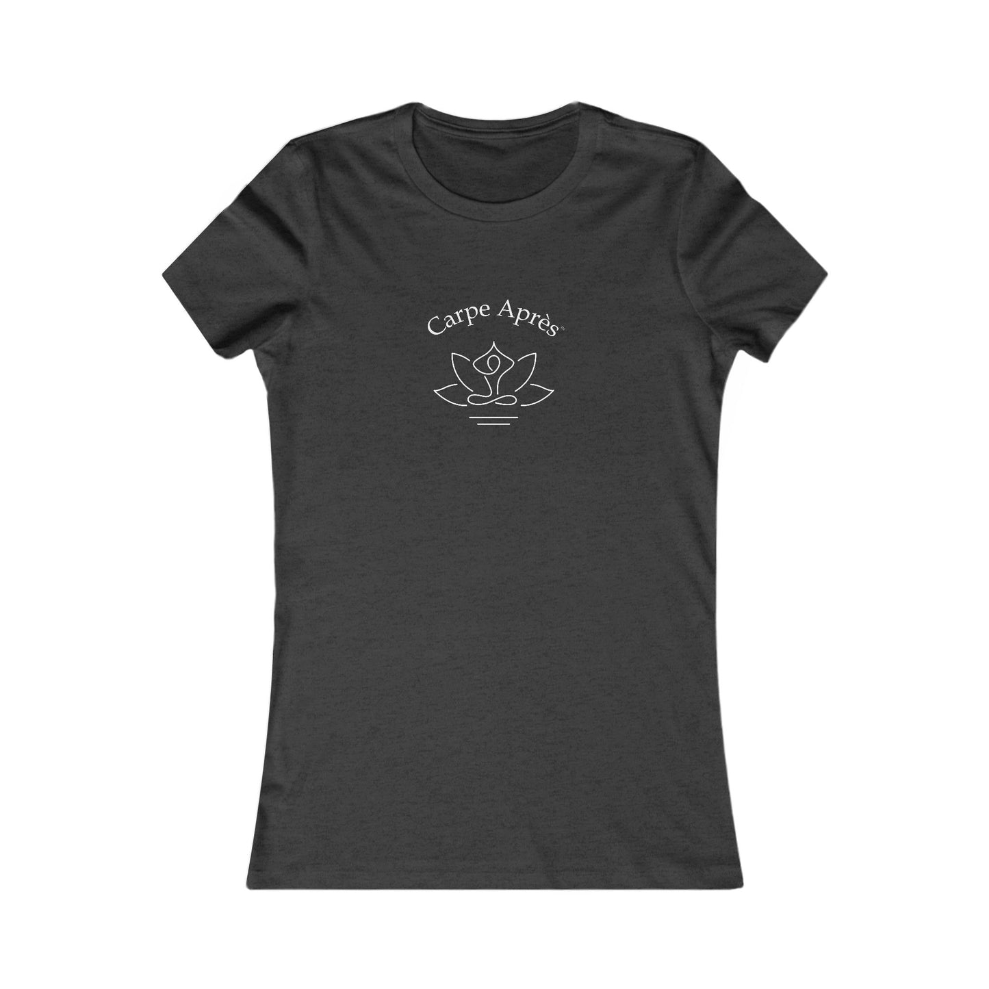 Carpe Après - Yoga - Ladies Short Sleeve Tee (Graphic on front)