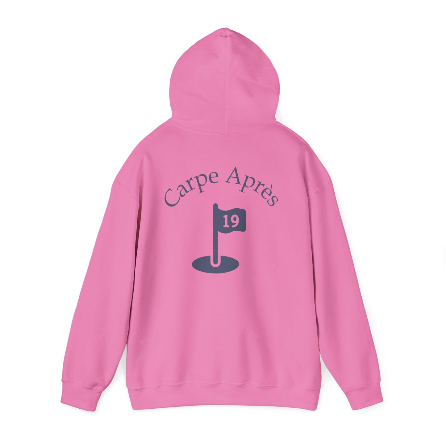 Carpe Après - Golf (OG) - Hoodie (Small graphic on front, large graphic on back)