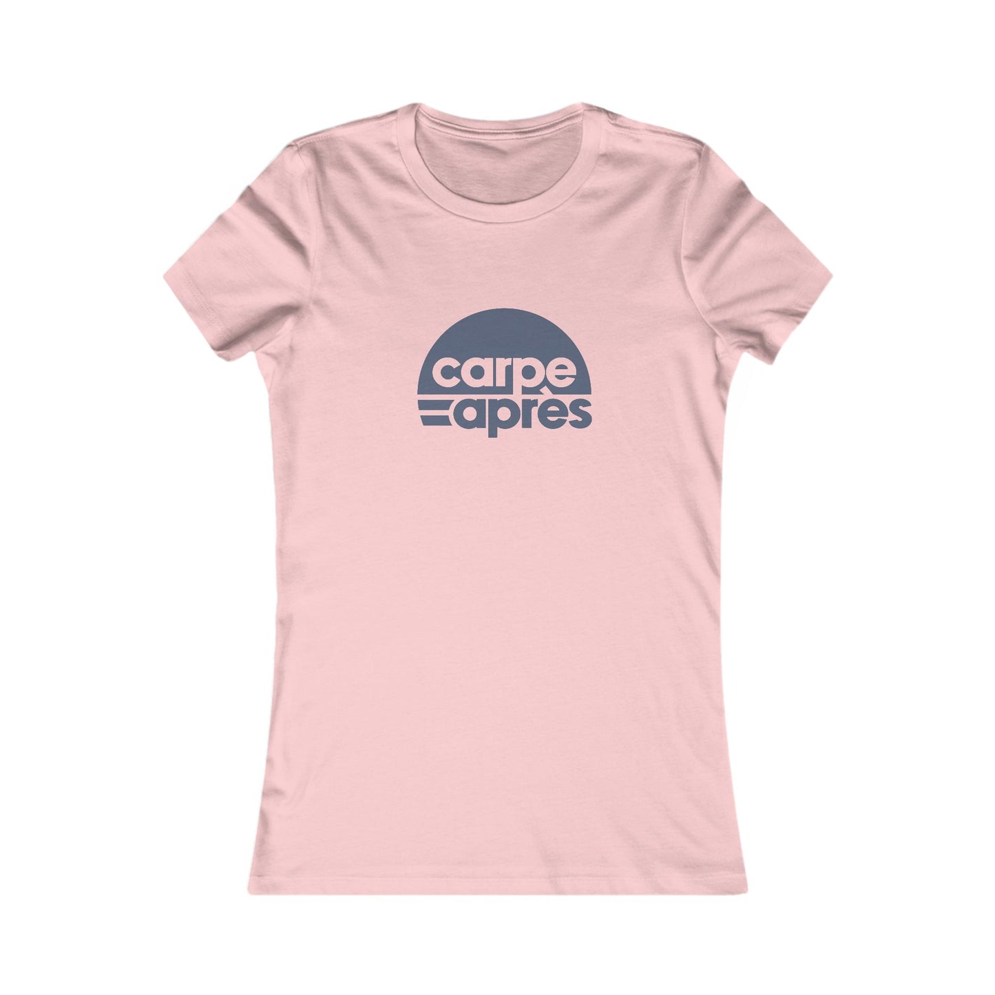 Carpe Après - Logo - Ladies Short Sleeve Tee (Graphic on front)