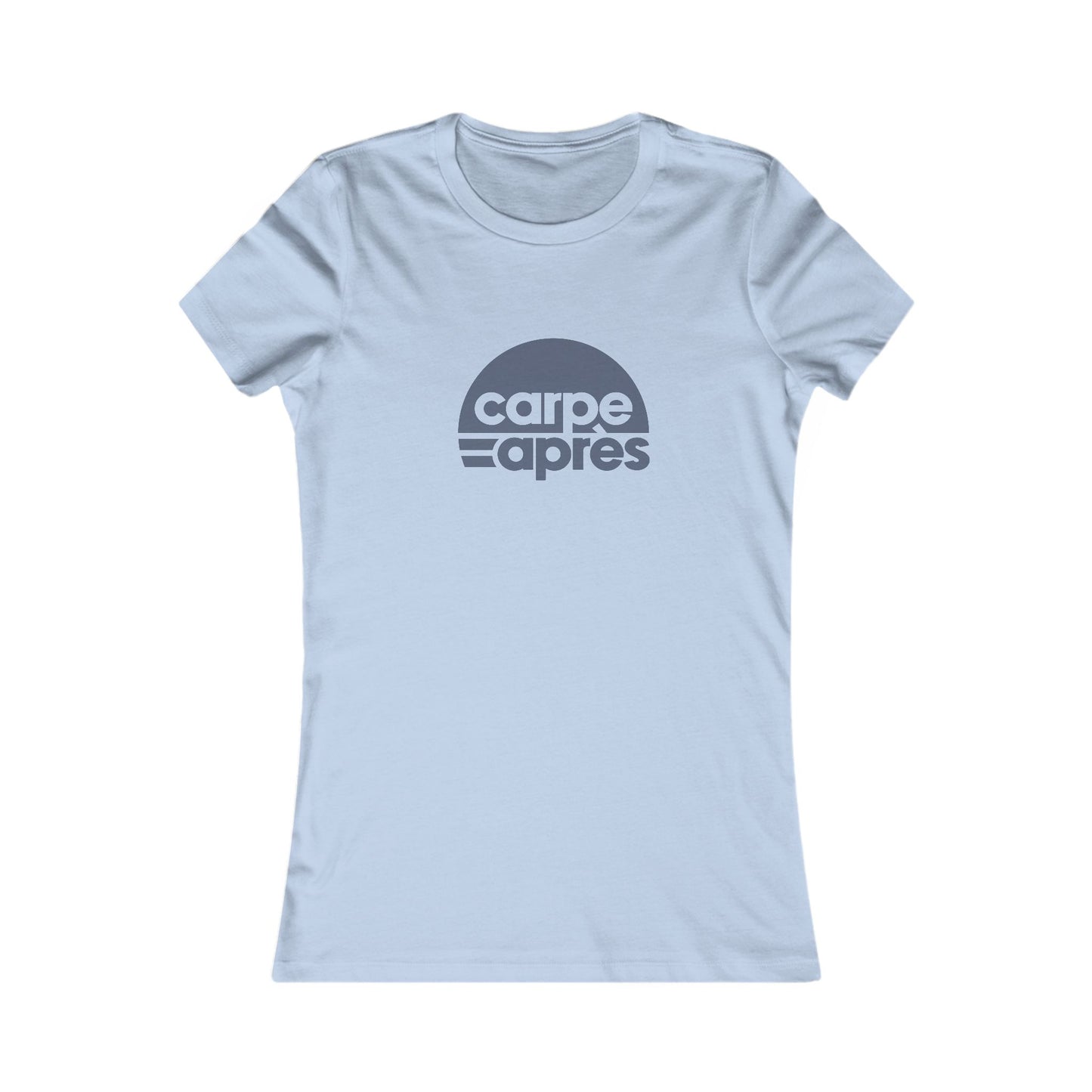 Carpe Après - Logo - Ladies Short Sleeve Tee (Graphic on front)
