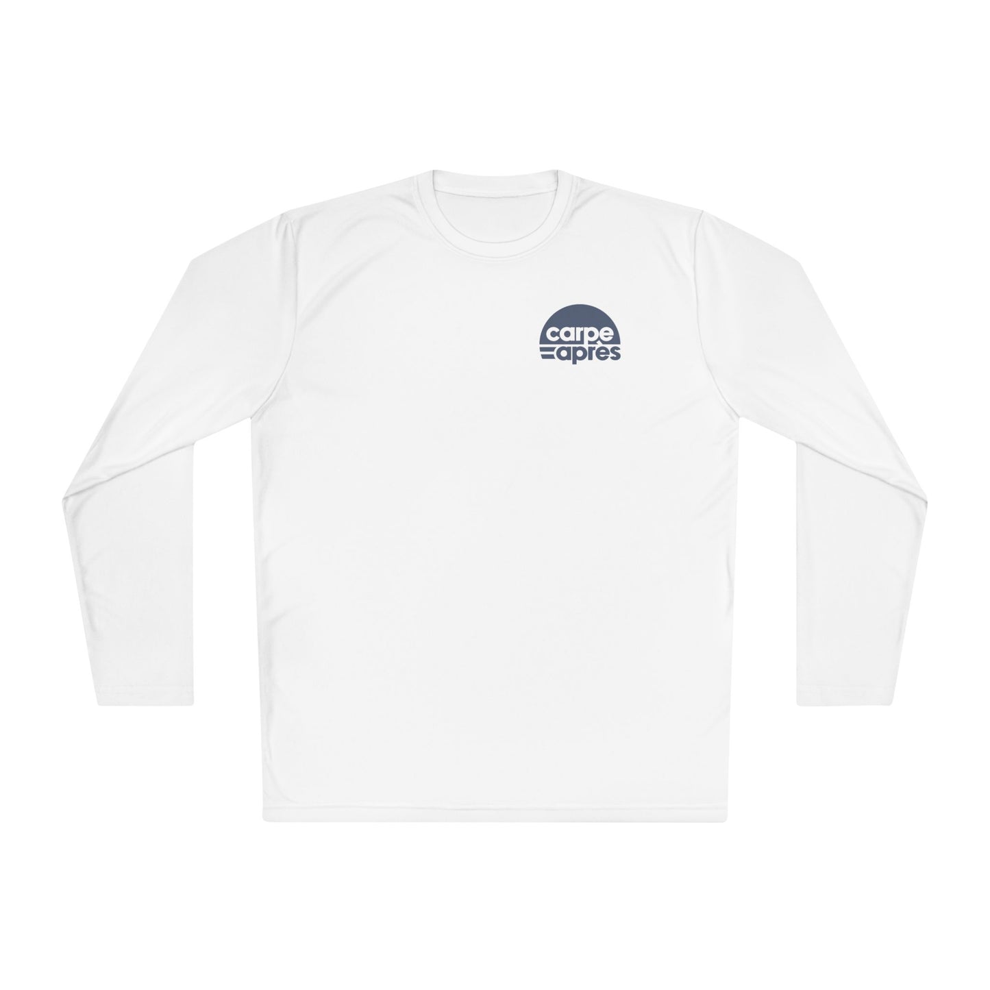 Carpe Après - Pickleball - Tech/UV Protection - Logo on Front Ski Graphic on Back