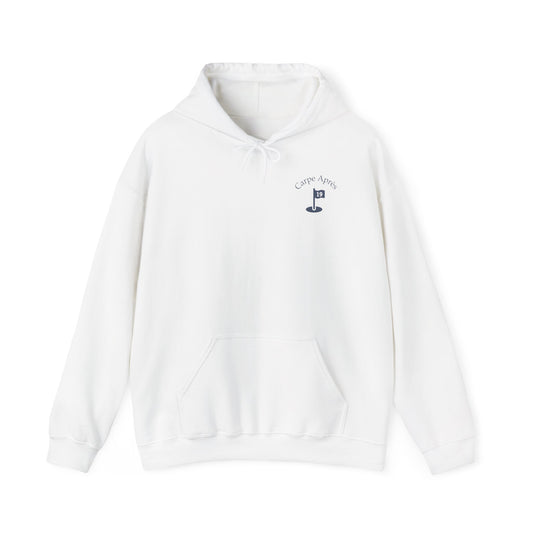 Carpe Après - Golf (OG) - Hoodie (Small graphic on front, large graphic on back)