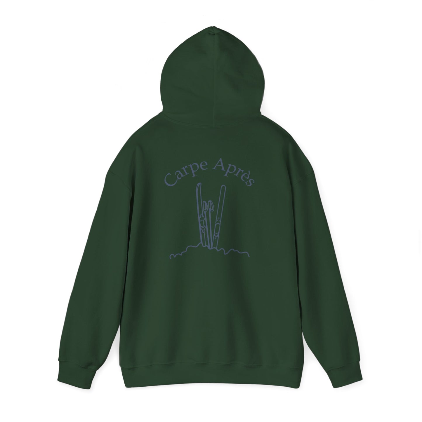 Carpe Après - Ski (OG) - Hoodie (Small graphic on front, large graphic on back)