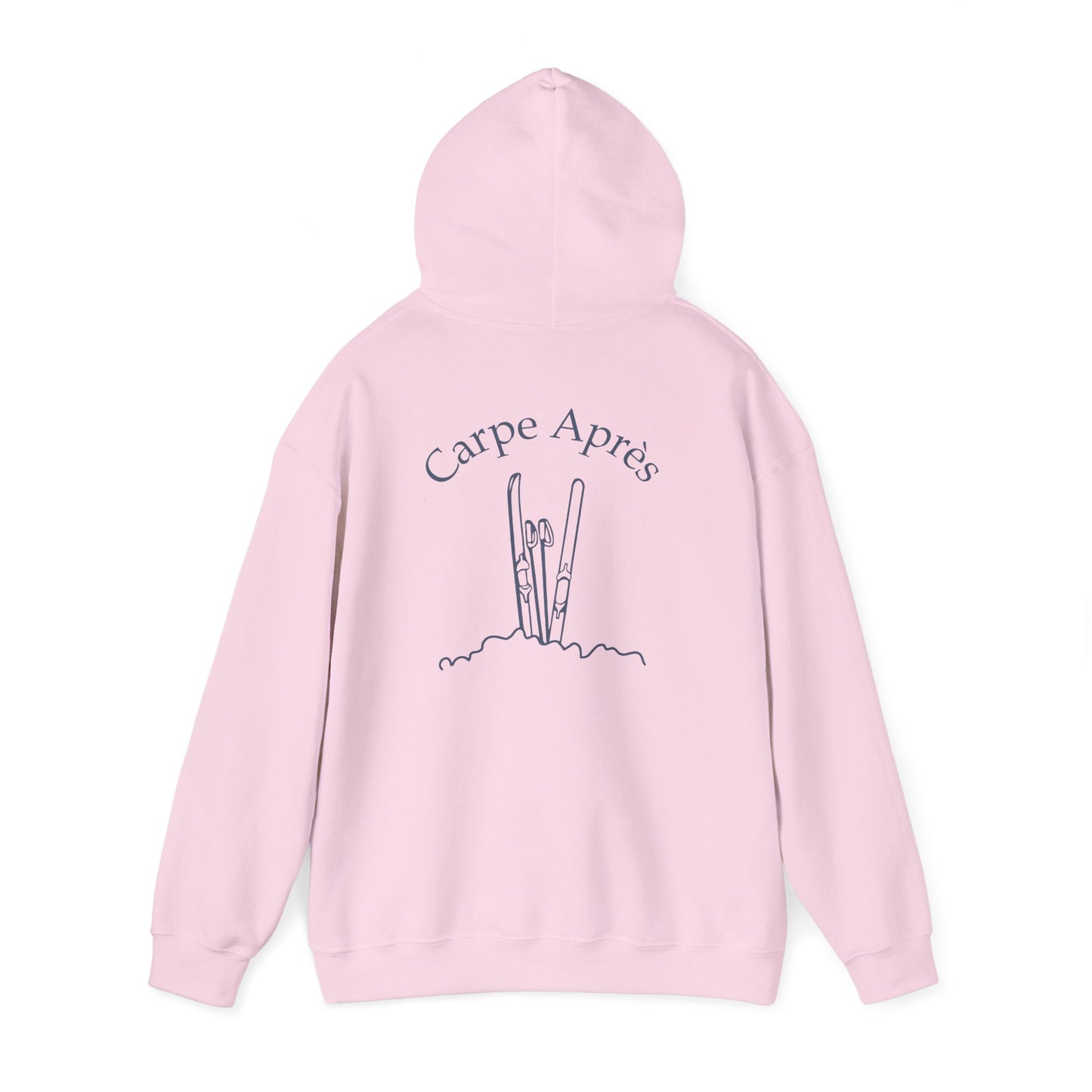 Carpe Après - Ski (OG) - Hoodie (Small graphic on front, large graphic on back)