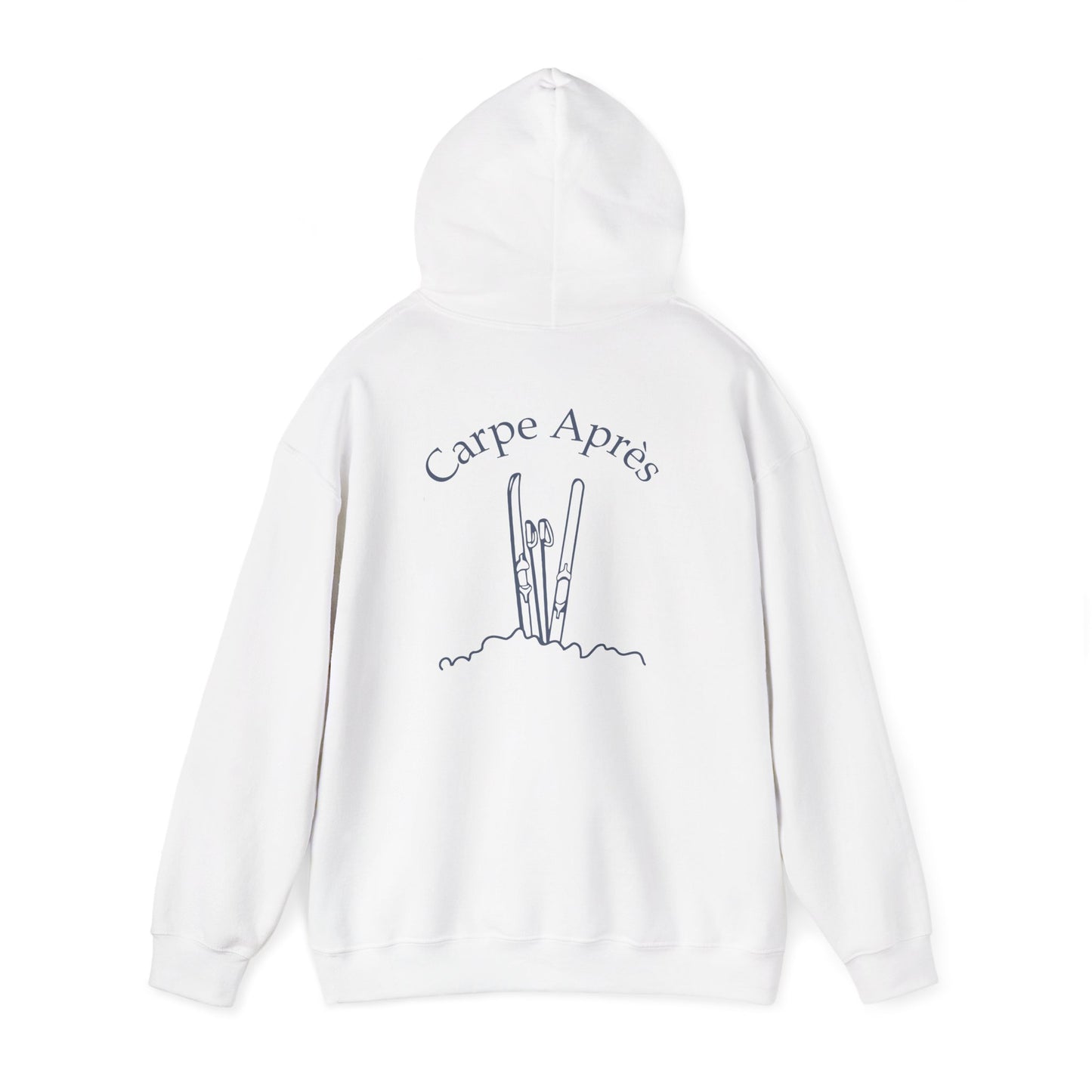 Carpe Après - Ski (OG) - Hoodie (Small graphic on front, large graphic on back)