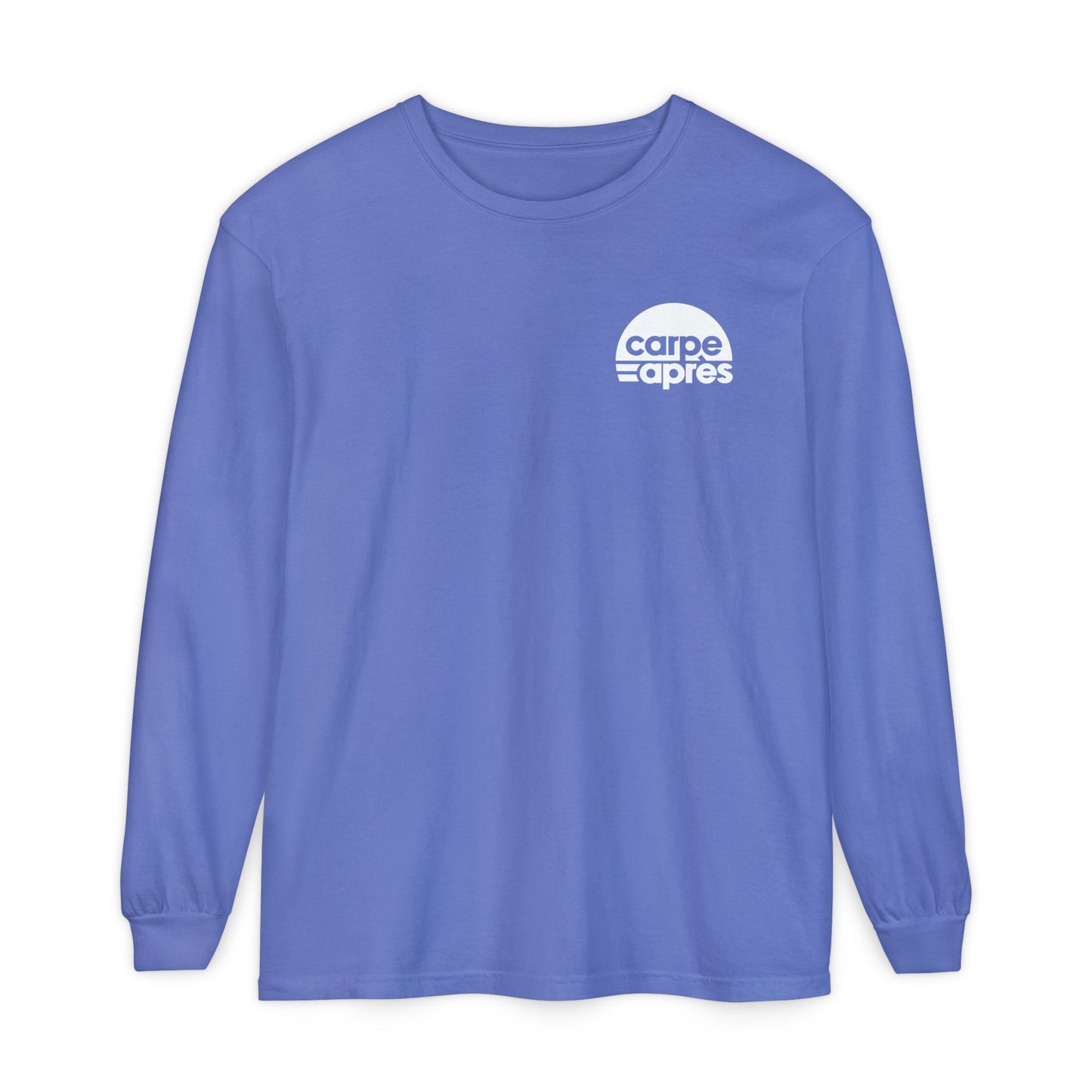 Carpe Après - Logo - Long Sleeve Tee (Small graphic on front, large graphic on back)