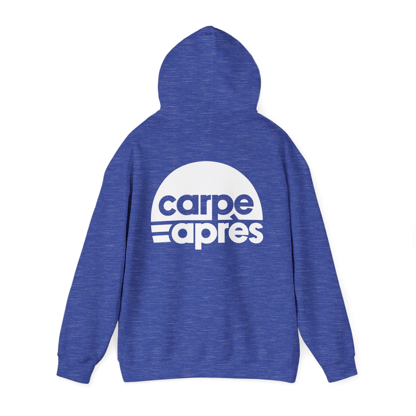 Carpe Après - Logo - Hoodie (Small graphic on front, large graphic on back)