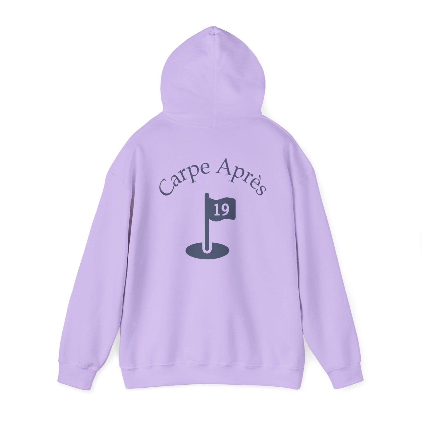 Carpe Après - Golf (OG) - Hoodie (Small graphic on front, large graphic on back)