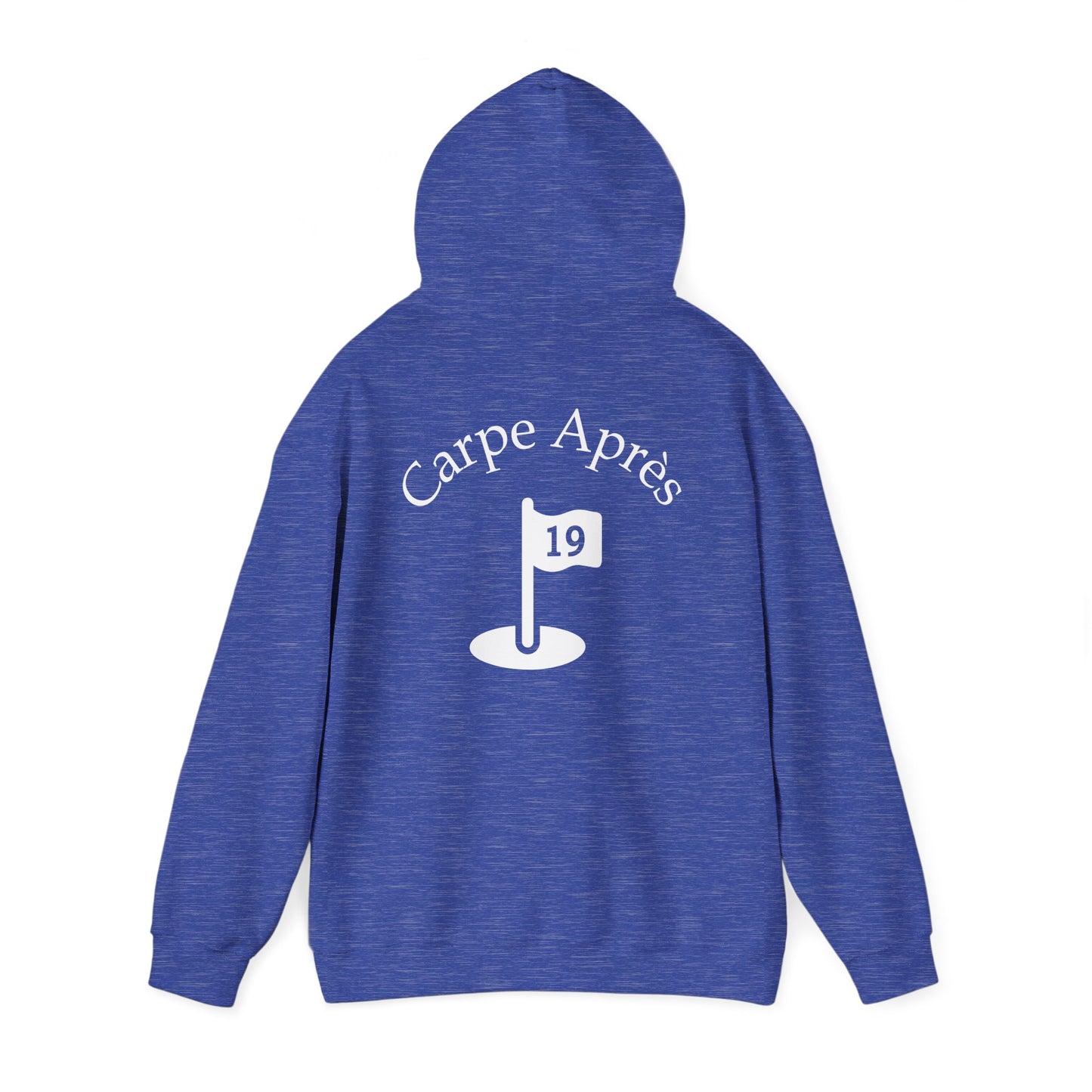 Carpe Après - Golf (OG) - Hoodie (Small graphic on front, large graphic on back)