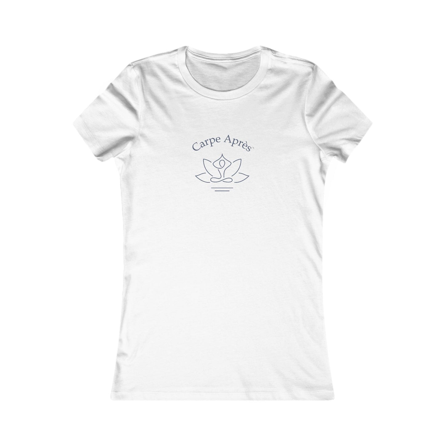 Carpe Après - Yoga - Ladies Short Sleeve Tee (Graphic on front)