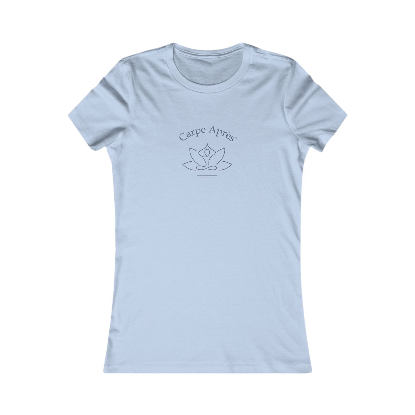 Carpe Après - Yoga - Ladies Short Sleeve Tee (Graphic on front)