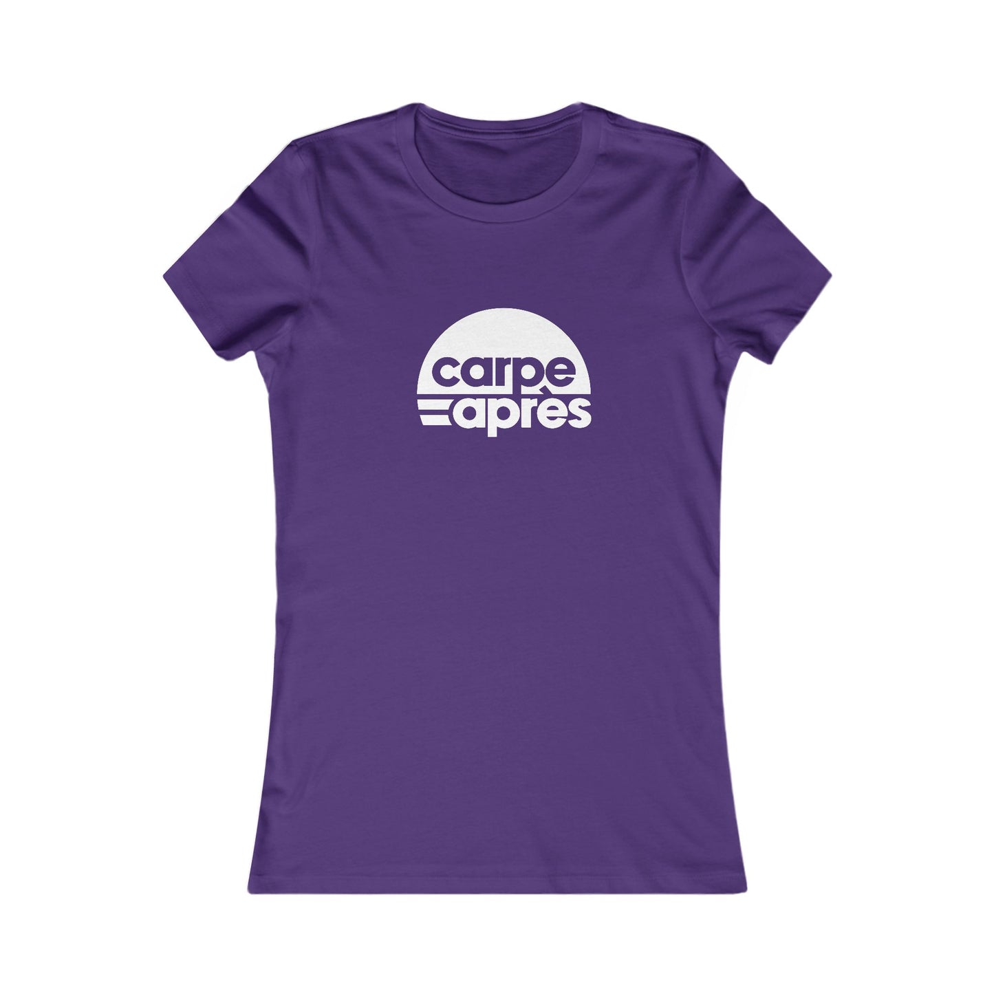 Carpe Après - Logo - Ladies Short Sleeve Tee (Graphic on front)