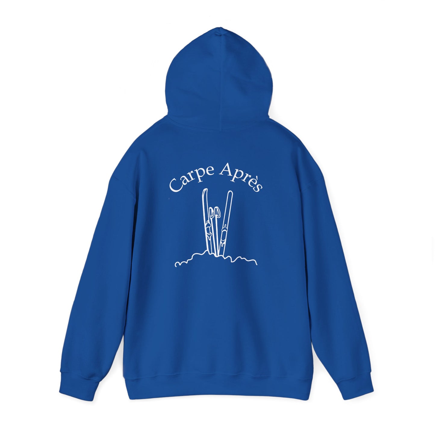 Carpe Après - Ski (OG) - Hoodie (Small graphic on front, large graphic on back)