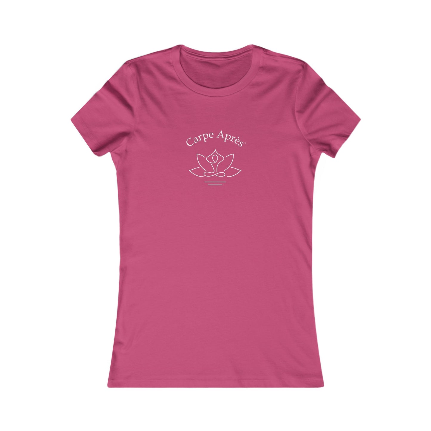 Carpe Après - Yoga - Ladies Short Sleeve Tee (Graphic on front)