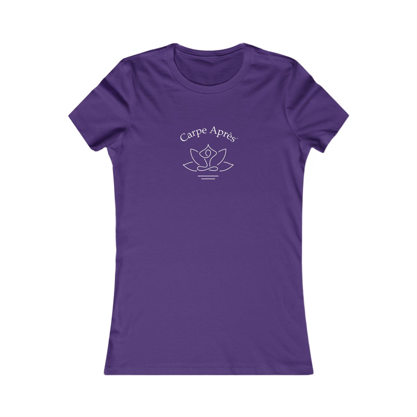 Carpe Après - Yoga - Ladies Short Sleeve Tee (Graphic on front)