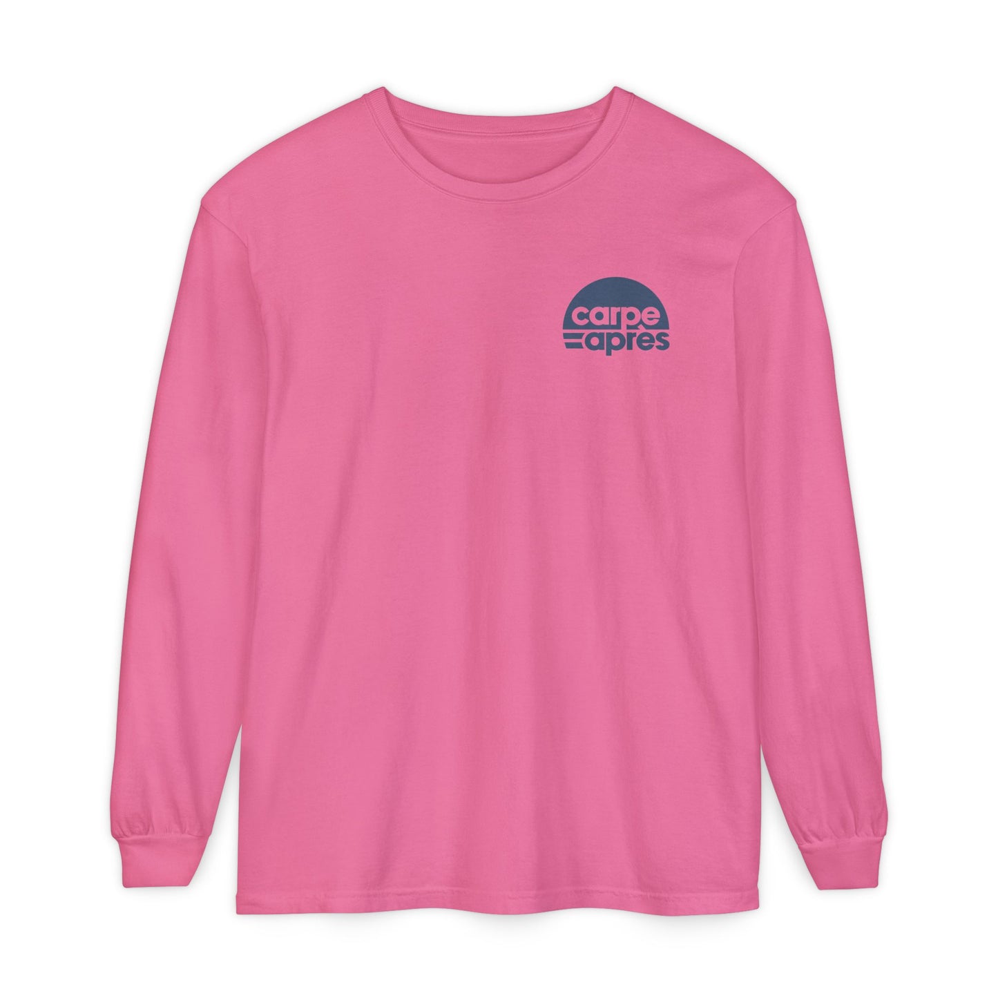 Carpe Après - Pickleball - Long Sleeve Tee (Small graphic on front, large graphic on back)