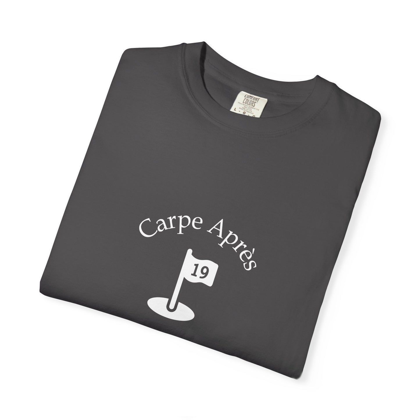Carpe Après - Golf (OG) - Short Sleeve Tee (Graphic on front)