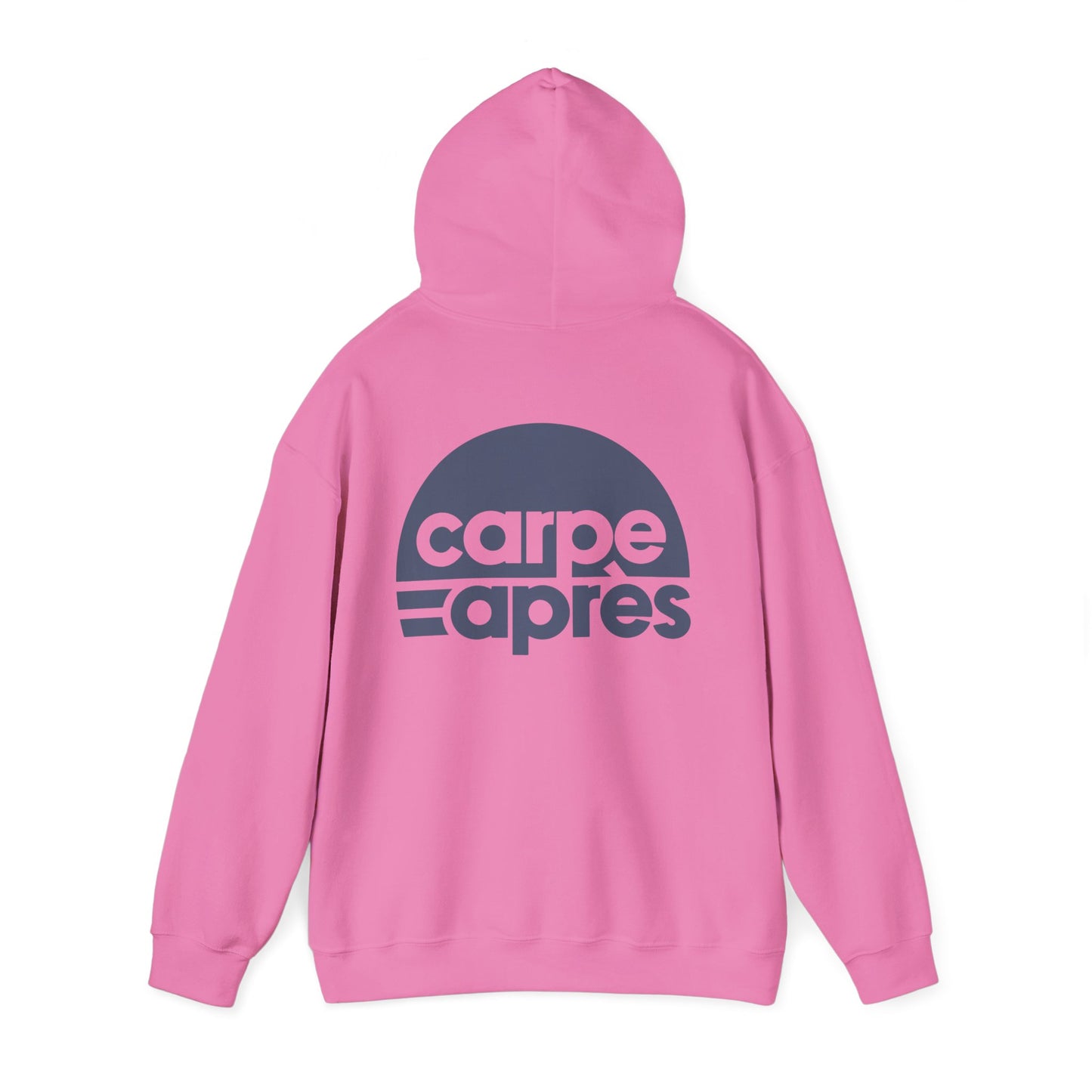 Carpe Après - Logo - Hoodie (Small graphic on front, large graphic on back)