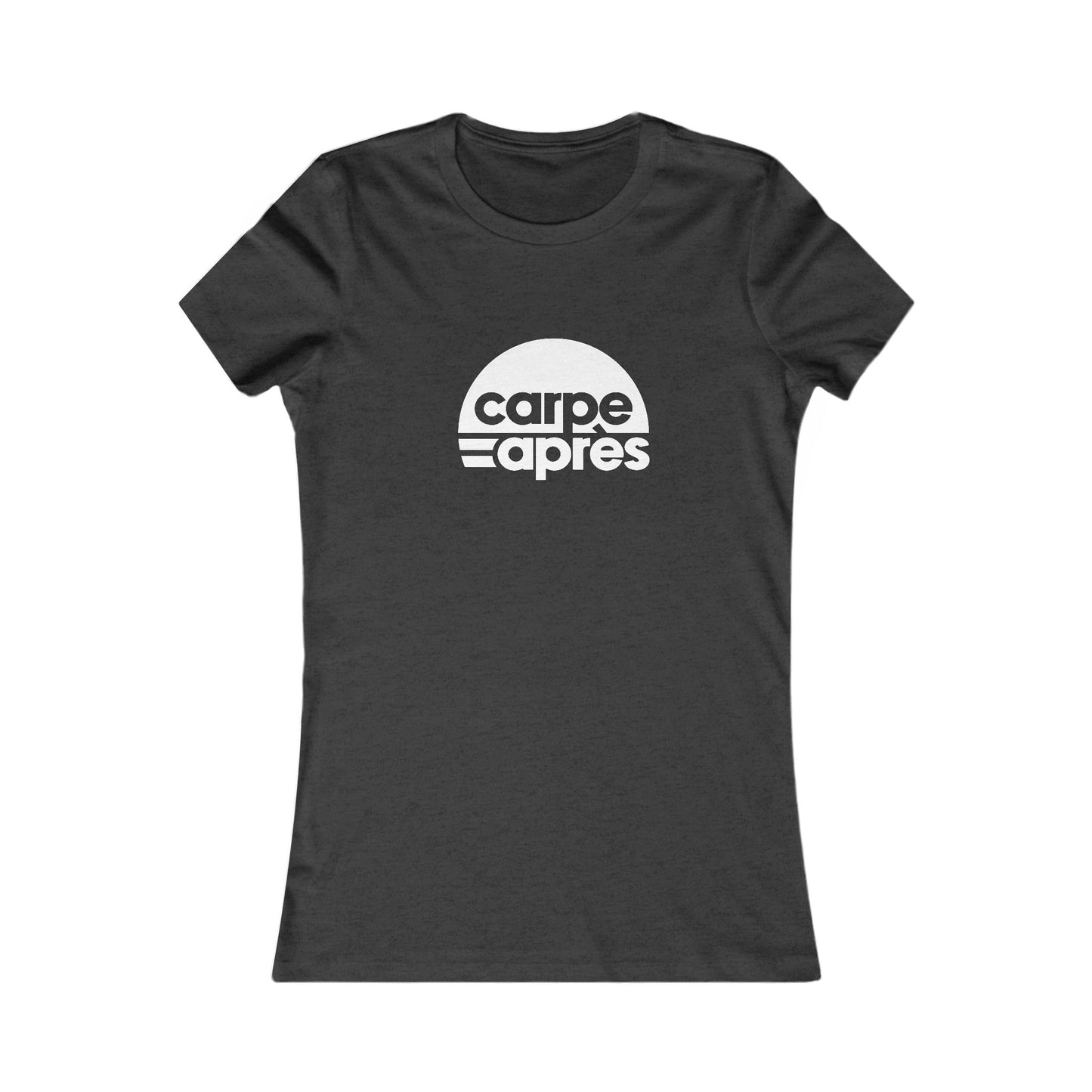 Carpe Après - Logo - Ladies Short Sleeve Tee (Graphic on front)