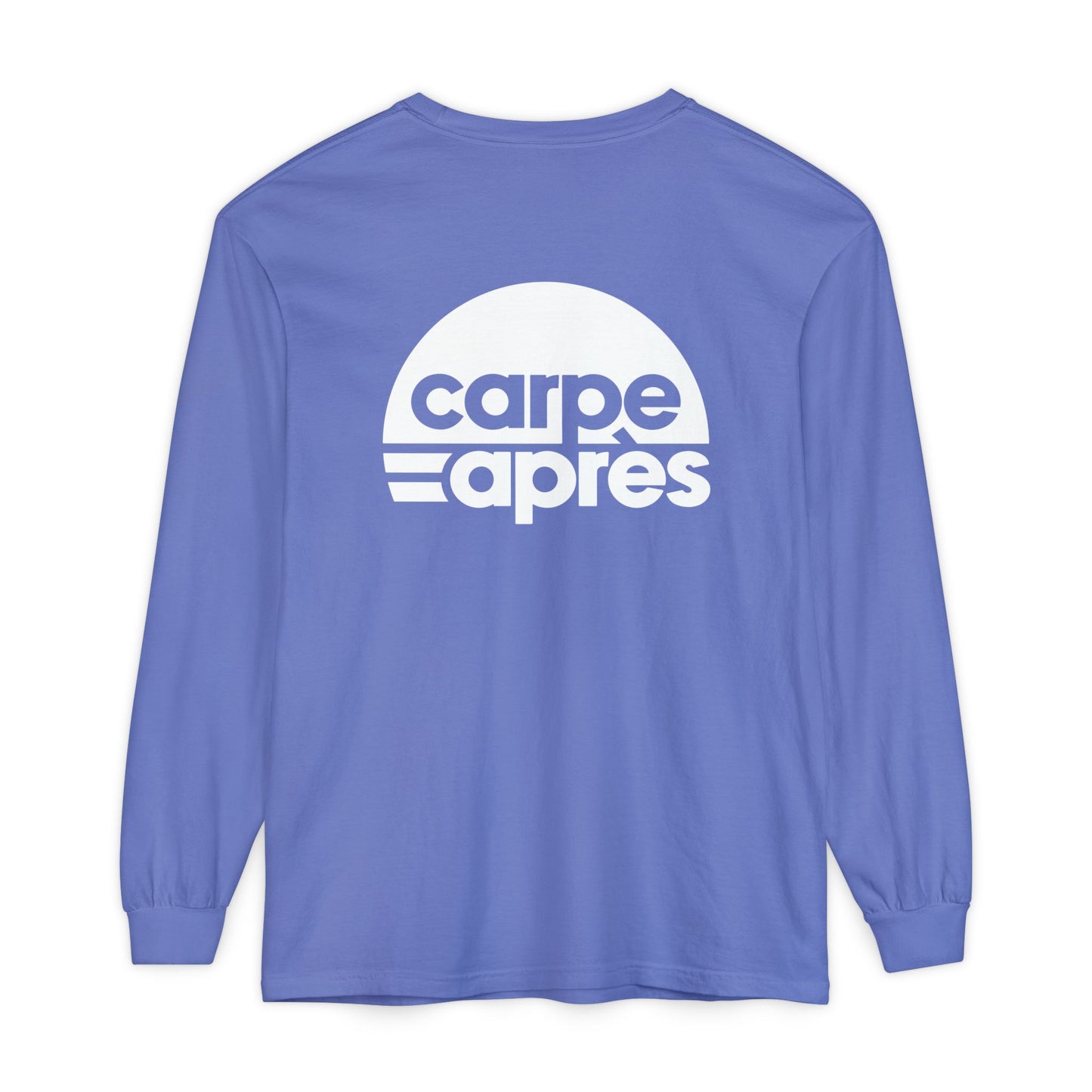 Carpe Après - Logo - Long Sleeve Tee (Small graphic on front, large graphic on back)